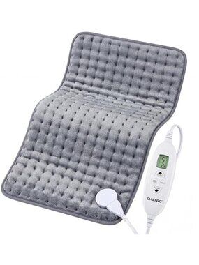 Electric Heated Blanket Flannel Dual Control Temperature Timer Safety Washable